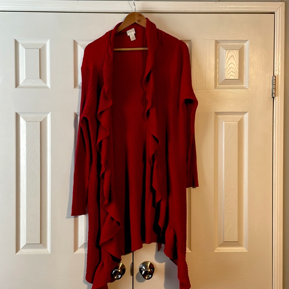 CHICOS - Red Shaw/jacket